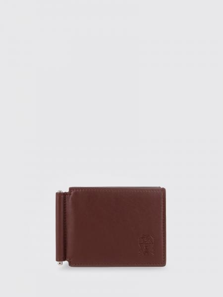 Brunello Cucinelli Calfskin Bifold Wallet with Money Clip