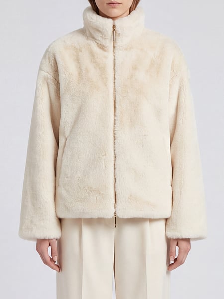 Fur coat woman Tatras