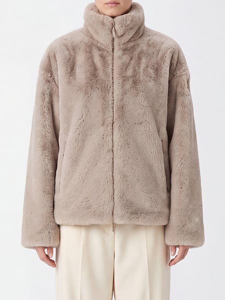 Fur coat woman Tatras