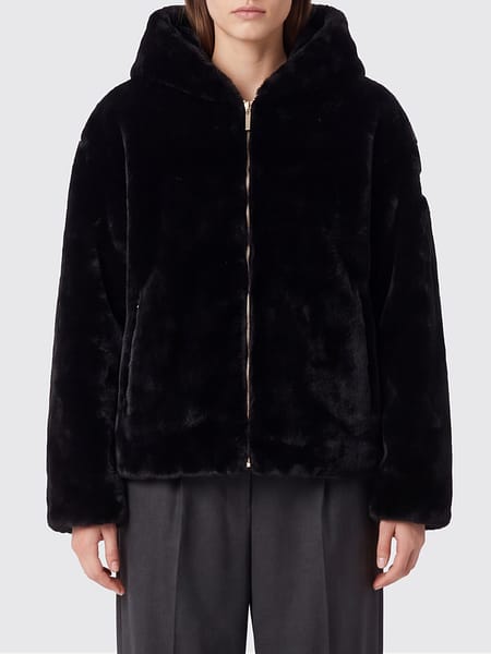 Fur coat woman Tatras