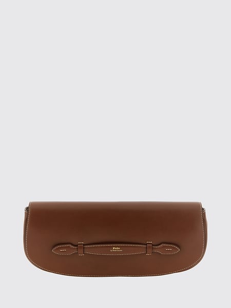 Bellport Clutch POLO RALPH LAUREN in Smooth Leather with Removable Handle