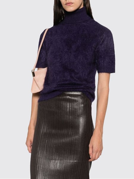Short-Sleeved Turtleneck Jumper Seventy in Pure Cashmere
