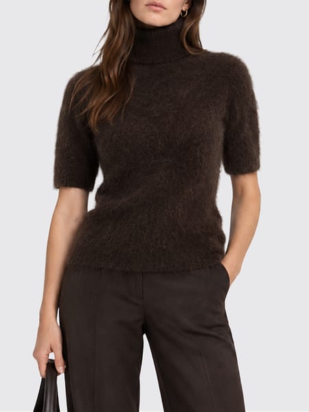 Short-Sleeved Turtleneck Jumper Seventy in Pure Cashmere