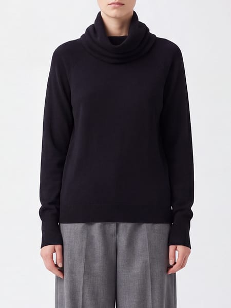 Long-Sleeved Turtleneck Jumper Seventy in Pure Wool