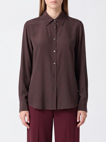 Seventy Long-Sleeved Silk Blend Shirt with Classic Collar