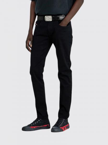 Jean D-Strukt Diesel coupe slim taille mi-haute en denim stretch