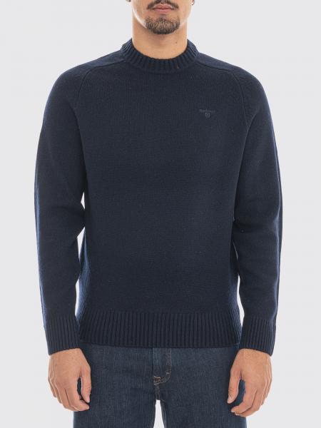 Pull à col rond Barbour en laine avec manches longues et bords côtelés