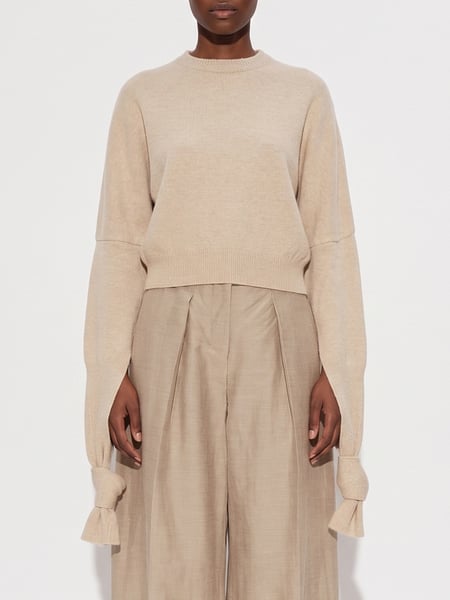 JACQUEMUS ドロップショルダー メリノウールクルーネックセーター