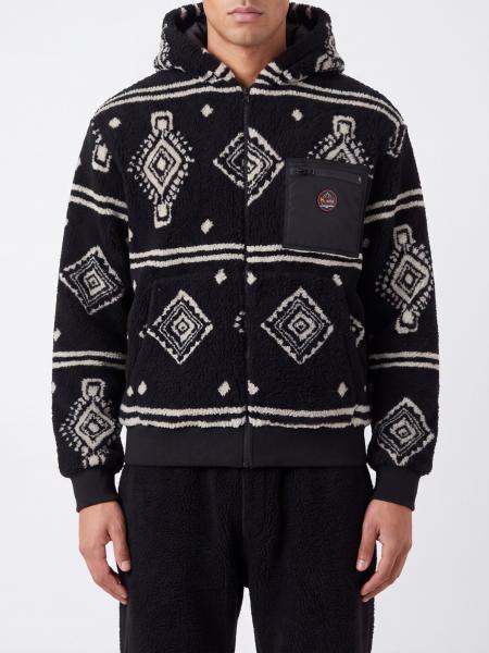 Mauna Kea Jacquard-Fleecejacke mit Kapuze und Reißverschluss