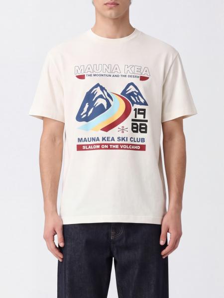 Mauna Kea Baumwoll-T-Shirt mit Grafikdruck und Logo auf der Rückseite