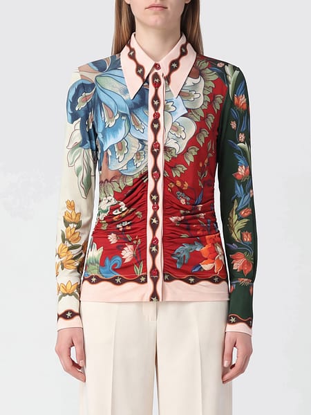 Camicia Lunar Boho Farm Rio slim fit in viscosa stretch con stampa floreale