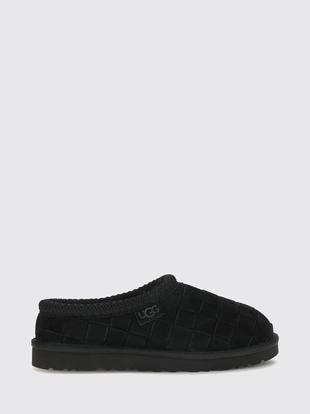 Tasman Woven Suede Mules UGG with Fur Lining