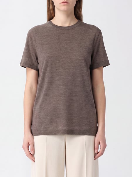 Co Pure Cashmere Short-Sleeved Crew Neck T-Shirt