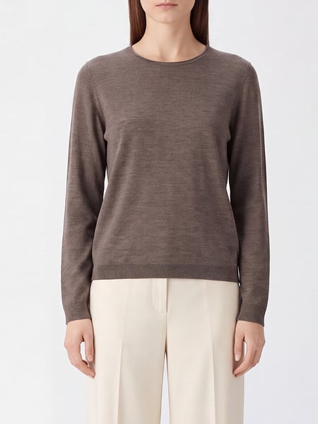 Co Pure Cashmere Long-Sleeved Crew Neck Jumper