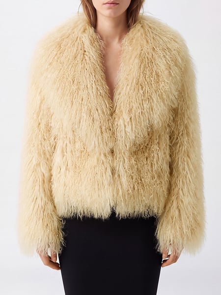 Fur coat woman Blancha