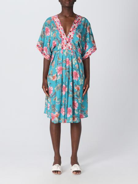 ワンピース LIU JO Woman Dress Blue VA3113T3412 Q9126 Liu Jo Outlet: Dress woman - Blue | Liu Jo dress VA3113T3412