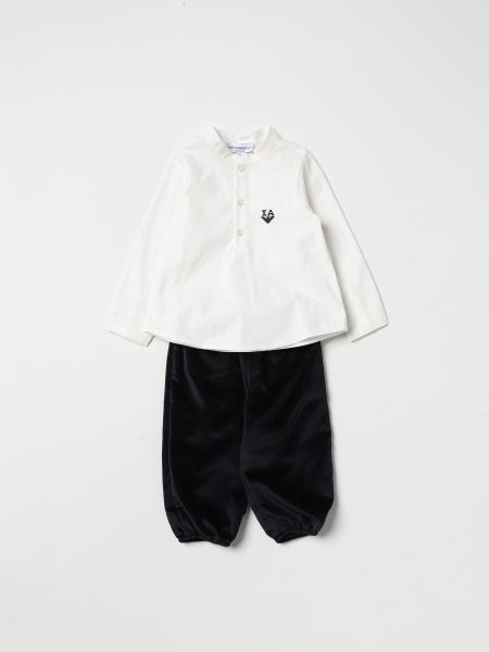 롬퍼 남아 Emporio Armani Kids