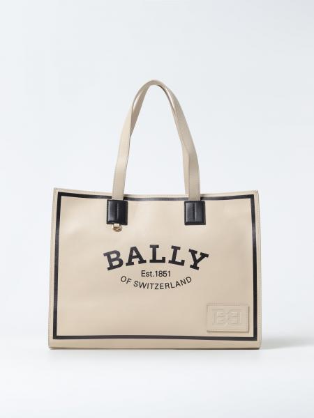 Bally leather bag with printed logo