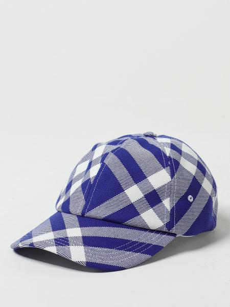 Burberry check wool blend hat