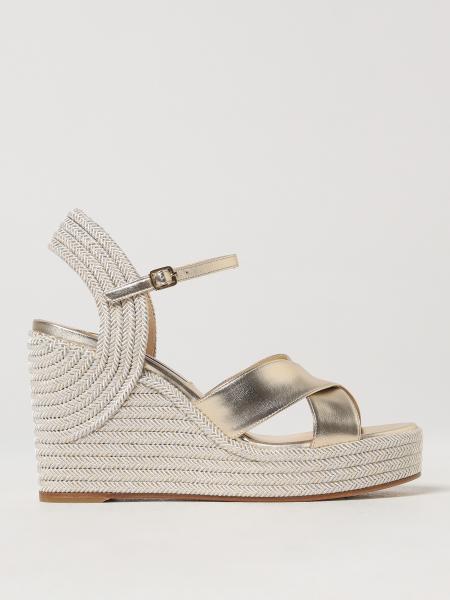 Sandalo Dellena Jimmy Choo in pelle laminata