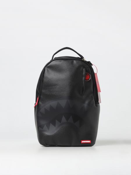 Zaino Shark Central Sprayground in cotone spalmato saffiano