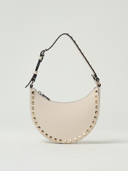 Borsa Rockstud Valentino Garavani in pelle a grana