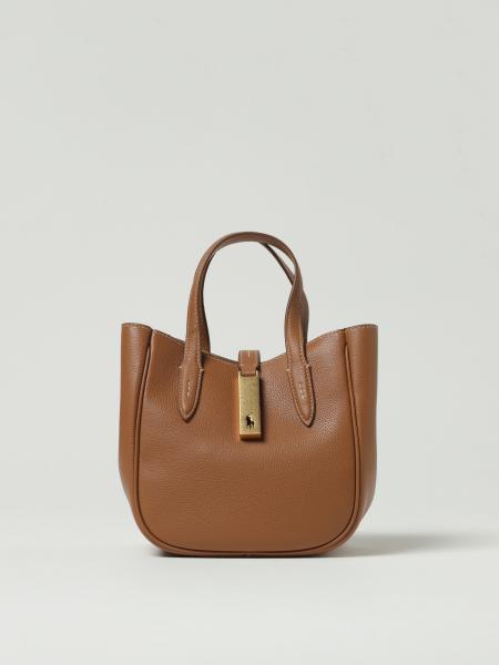 ハンドバッグ POLO RALPH LAUREN Woman Handbag Brown 428942195 008 Polo Ralph Lauren Women's Bags SS25 | GIGLIO.COM
