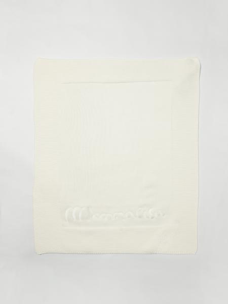 Copertina Monnalisa in cotone tricot con logo ricamato