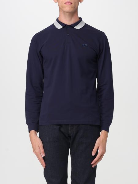 Polo in cotone con logo SUN68