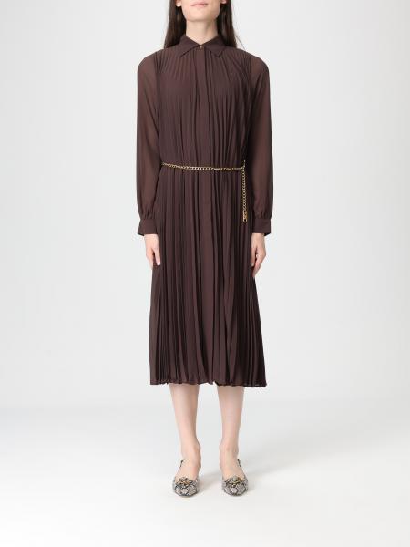 Abito plissettato con cintura Michael Kors