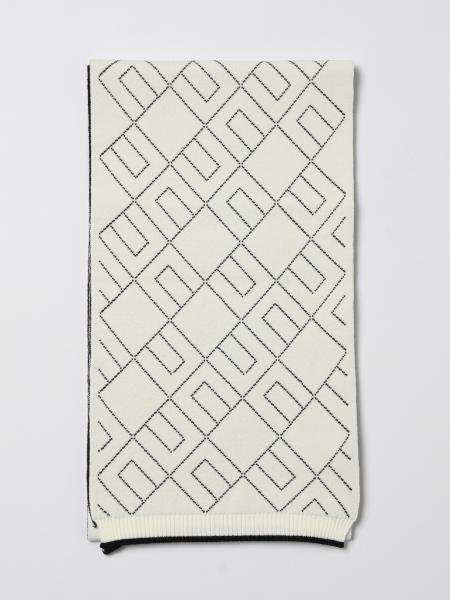 Sciarpa Elisabetta Franchi La Mia Bambina in viscosa con monogram jacquard