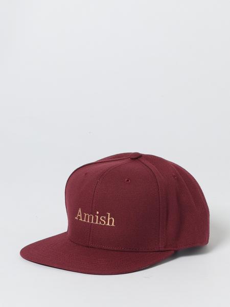 Cappello Amish in cotone con logo ricamato