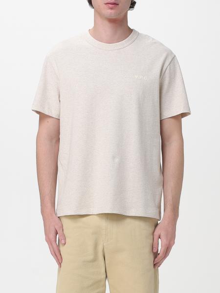 T-shirt in cotone con logo A.P.C.