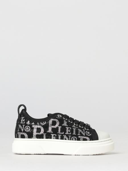 Suede Sneakers with Rhinestones Philipp Plein