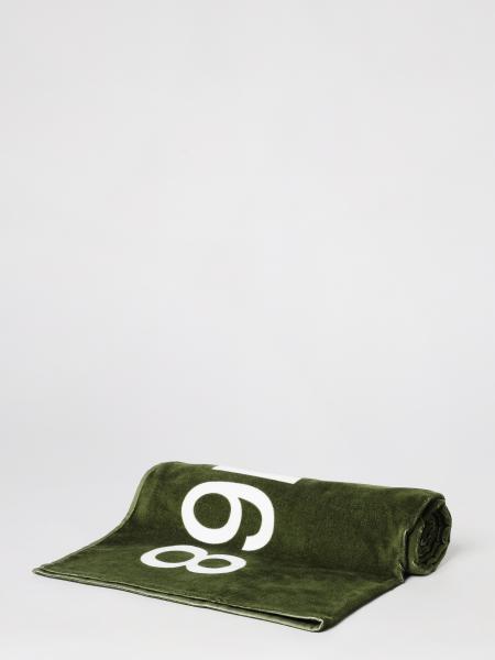 Cotton Terry Bath Towel with Logo SUN68