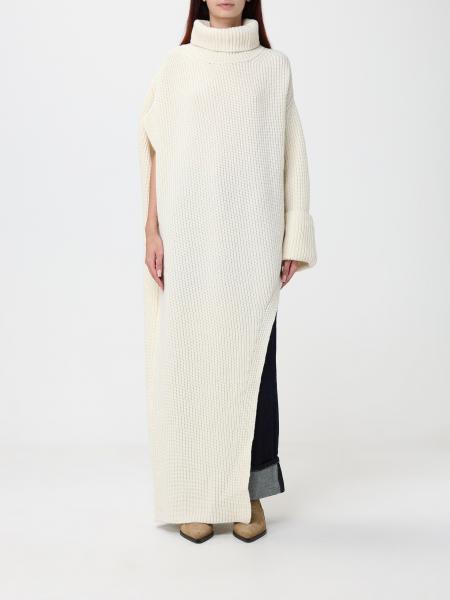 TheLatest Asymmetrical Pure Merino Wool Turtleneck Jumper with Dropped Shoulders