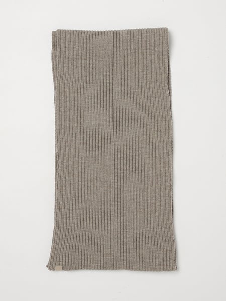 Paul & Shark Rib-Knit Pure Wool Scarf with Logo