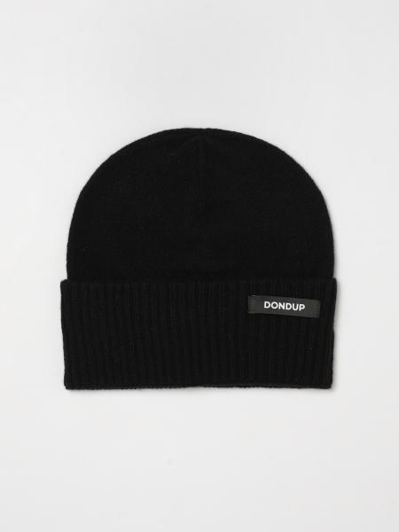 Wool Beanie Dondup with Cuff and Contrast Logo