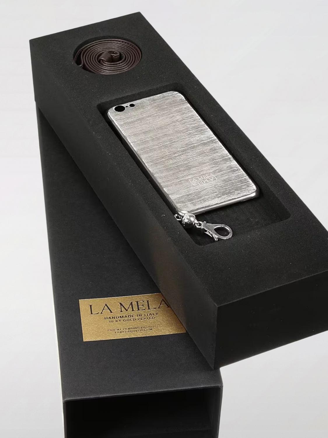 LA MELA LUXURY COVER ACCESORIOS TECNOLÓGICOS: Custodia Mujer La Mela Luxury Cover, Plata - Img 2