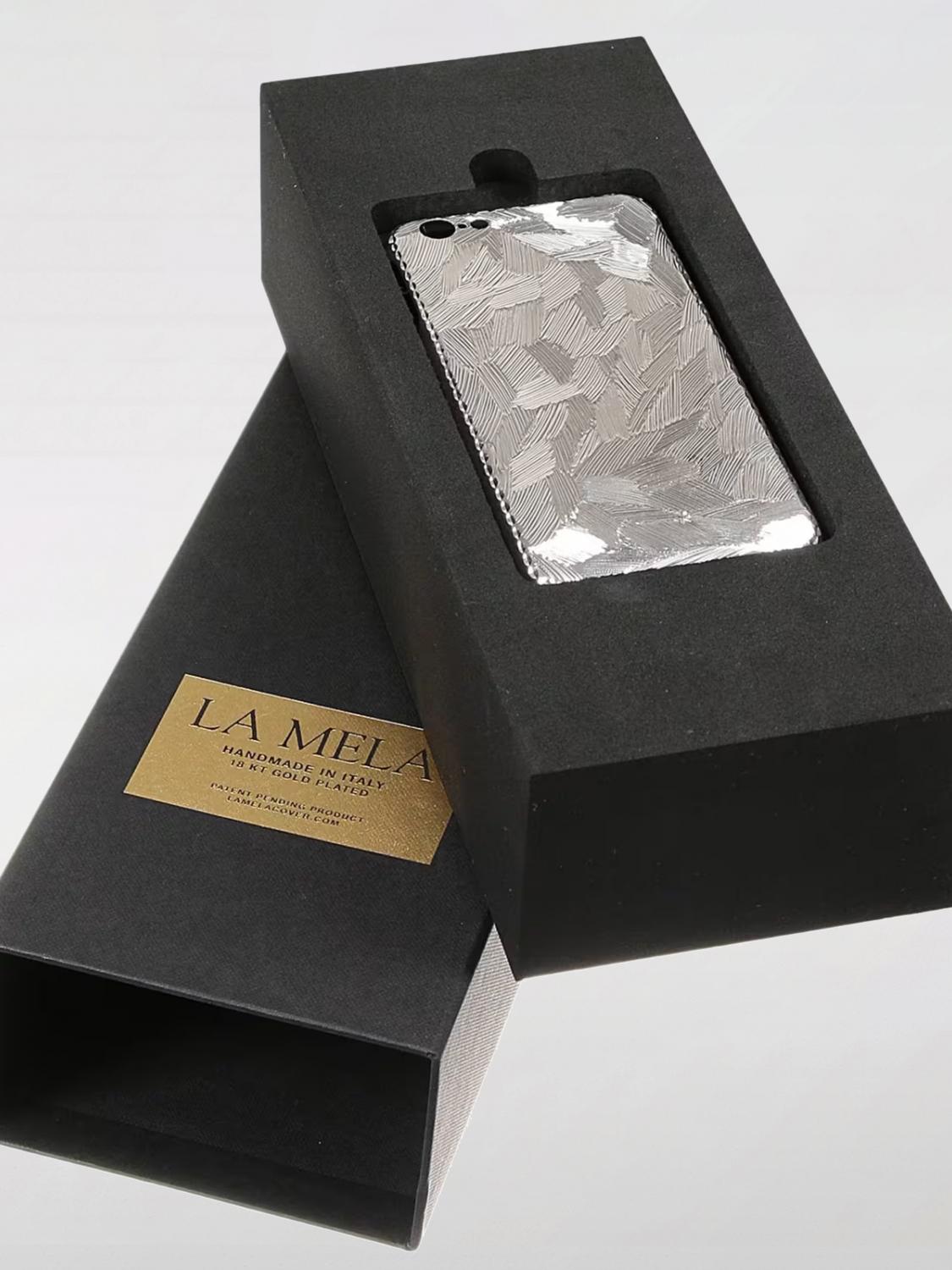 LA MELA LUXURY COVER ACCESORIOS TECNOLÓGICOS: Custodia Mujer La Mela Luxury Cover, Plata - Img 2