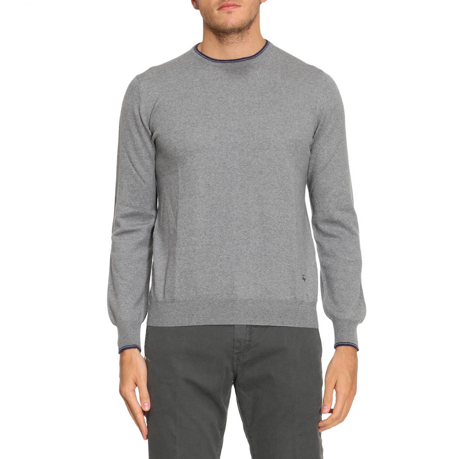 FAY PULLOVER: Fay Herren Pullover, Mouse Grey - Img 1