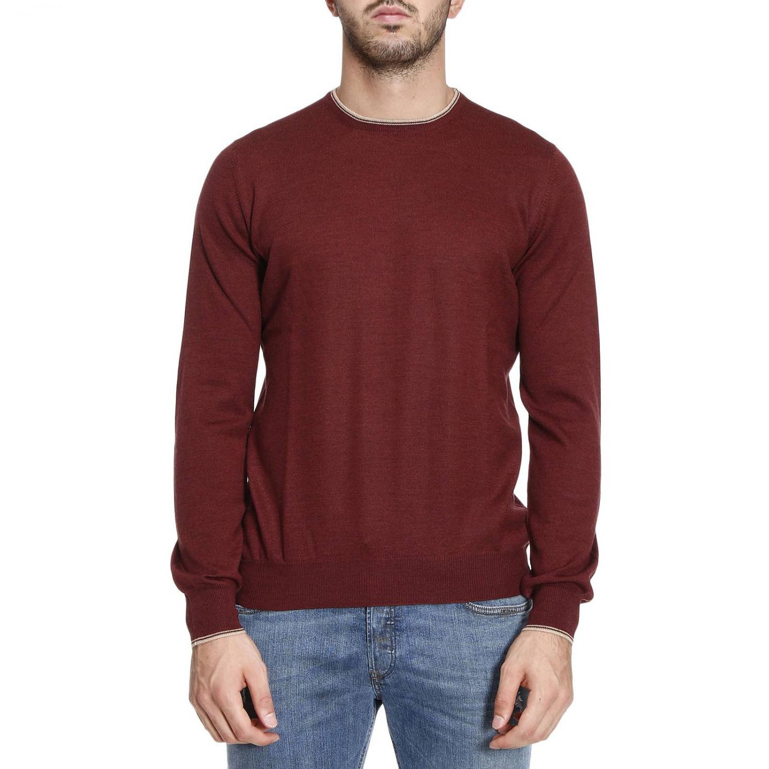 FAY PULLOVER: Fay Herren Pullover, Burgunderrot - Img 1
