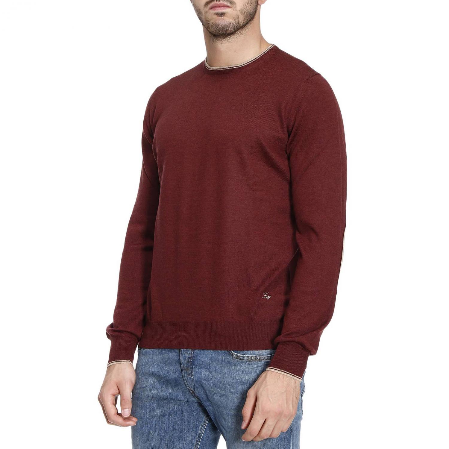 FAY PULLOVER: Fay Herren Pullover, Burgunderrot - Img 2