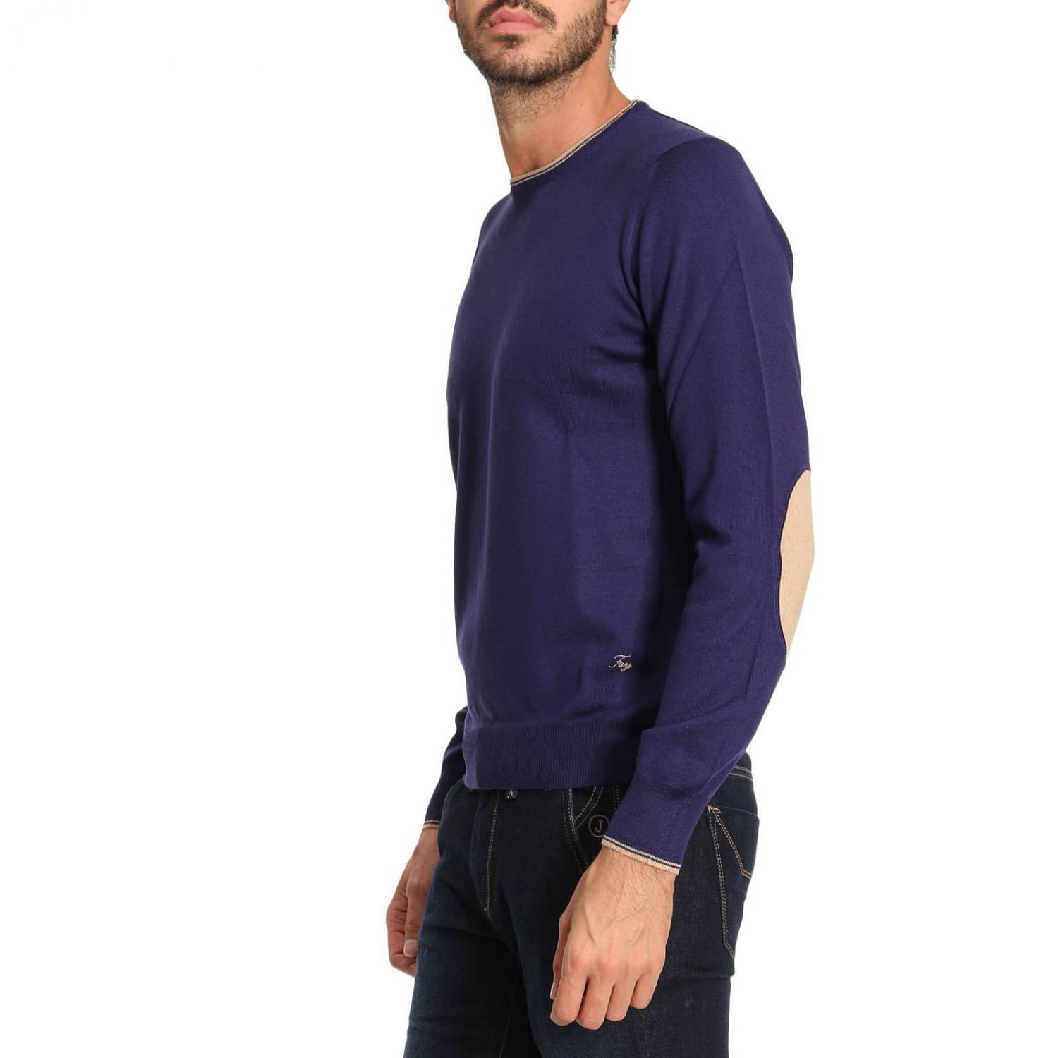 FAY PULLOVER: Fay Herren Pullover, Indigo - Img 2