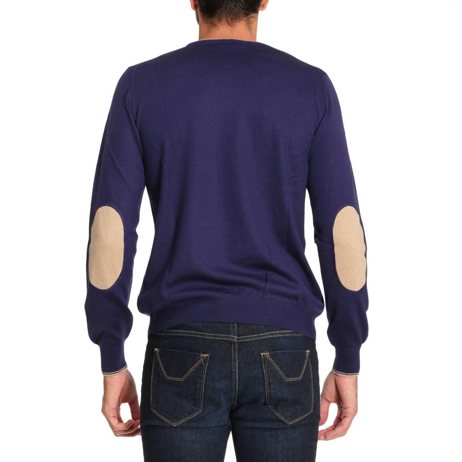FAY PULLOVER: Fay Herren Pullover, Indigo - Img 3