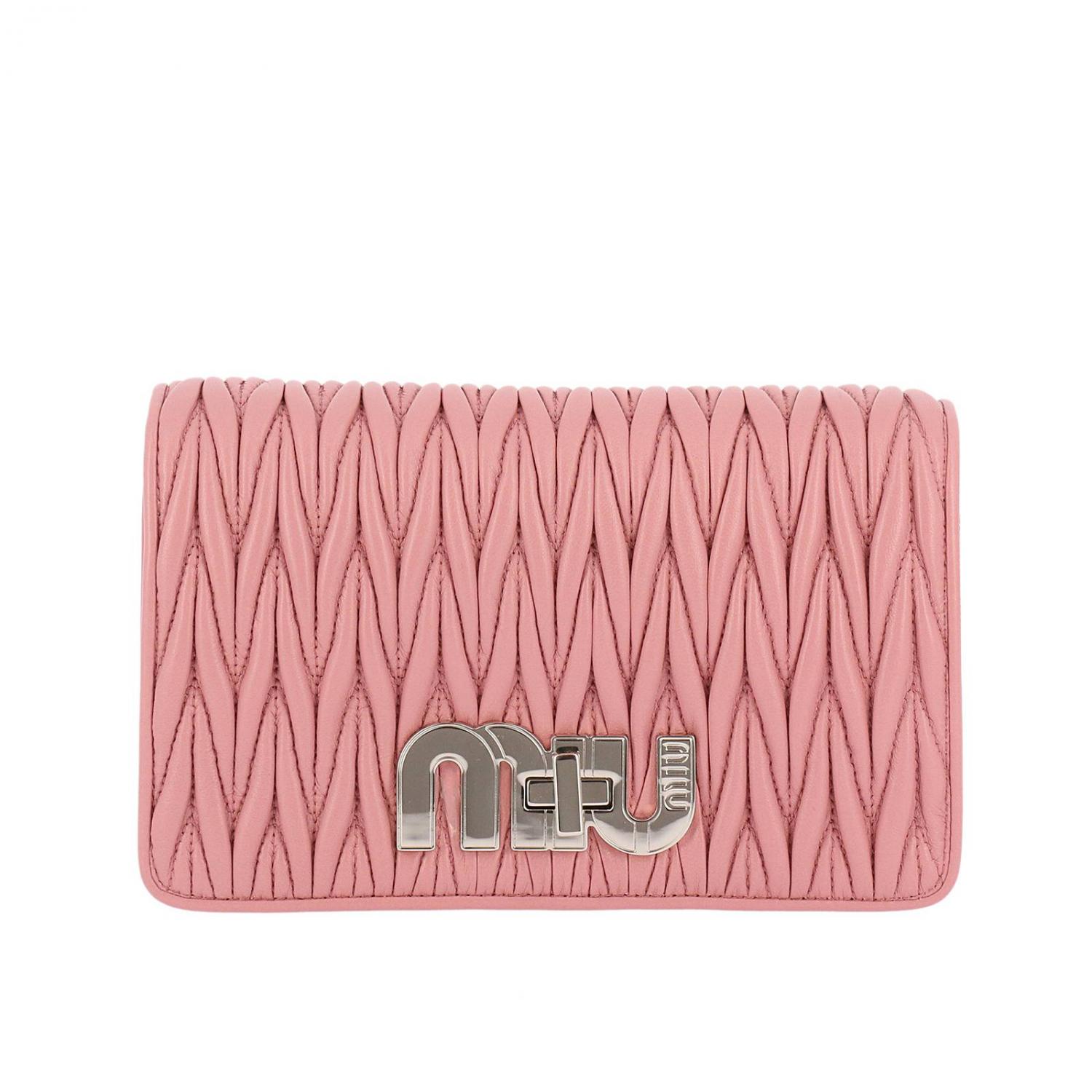 バッグ・カバンその他 MIU MIU Woman Mini bag Pink 5BF069 N88 F0028 MIU MIU: Shoulder bag women - Pink | Miu Miu mini bag 5BF069
