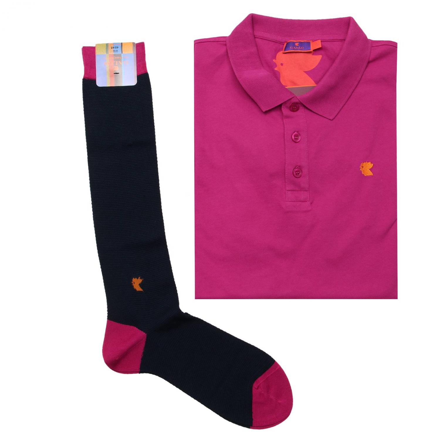 GALLO CAMISETA: Camiseta hombre Gallo, Fucsia - Img 1