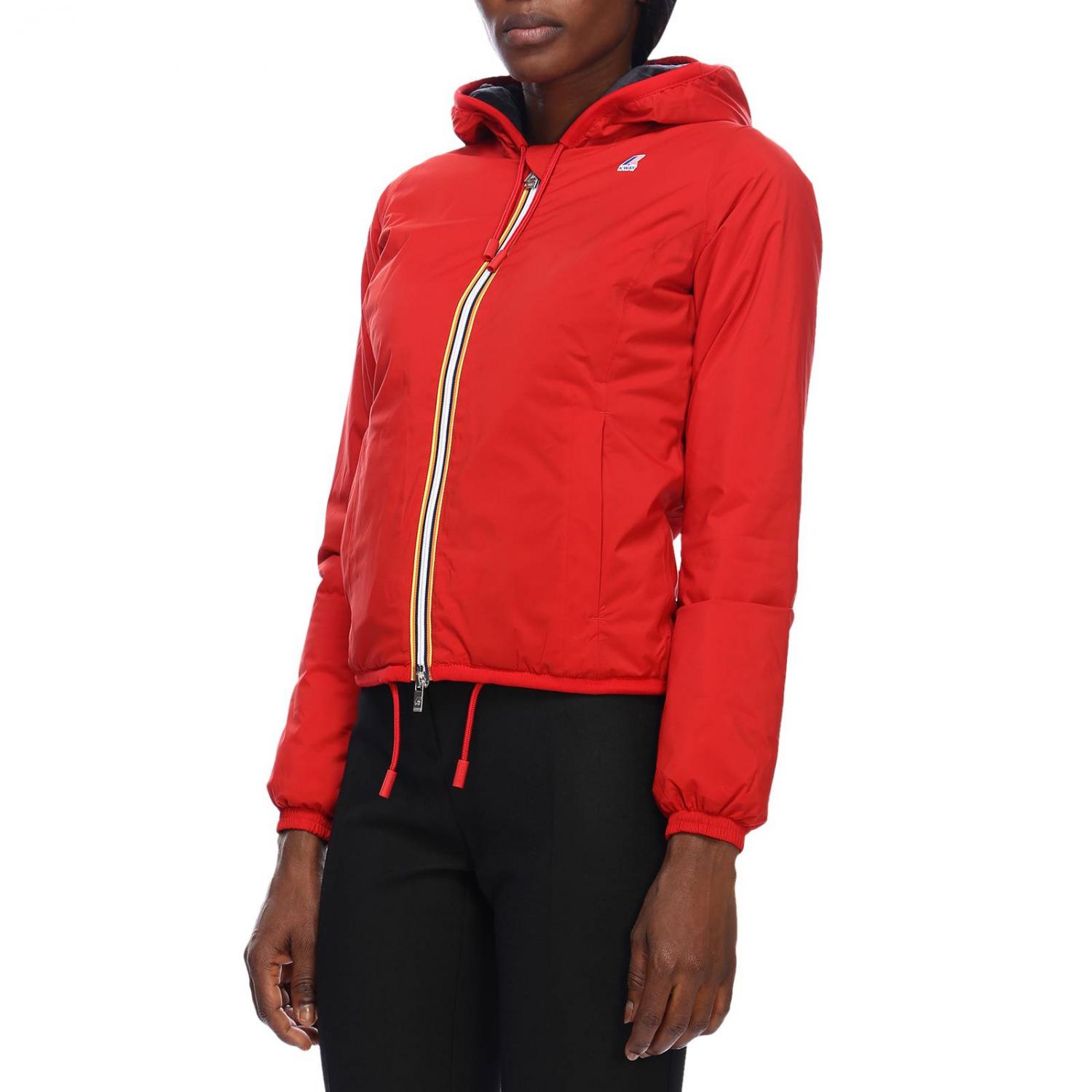 K-WAY CHAQUETA: Chaqueta mujer K-way, Rojo - Img 2