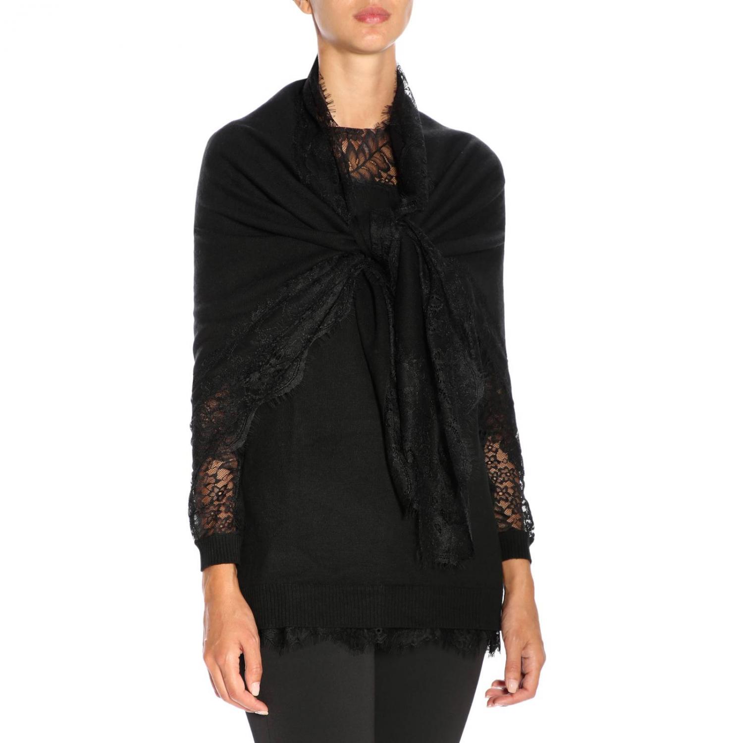 TWINSET SCARF: Scarf women Twin Set, Black - Img 1