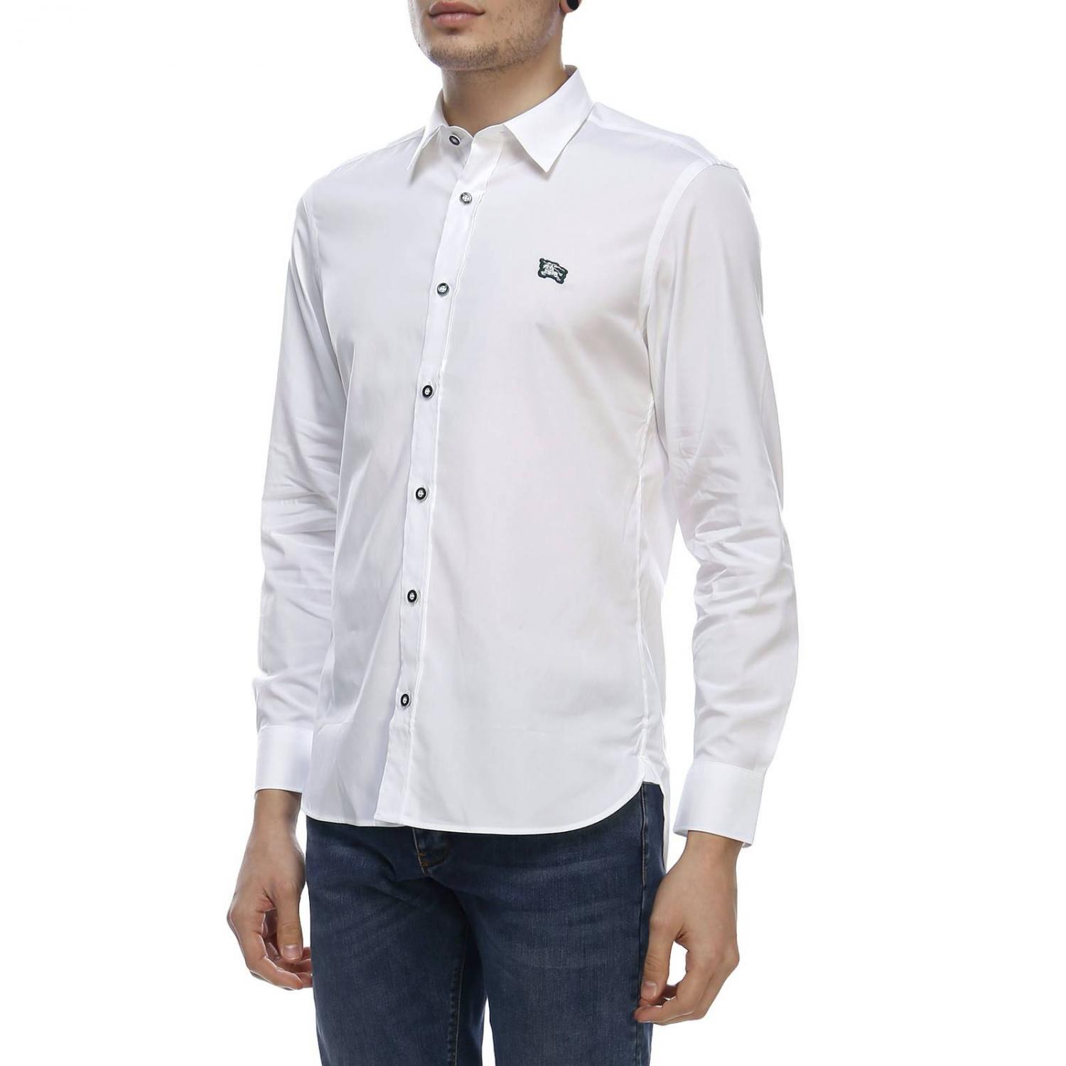 BURBERRY SHIRT: Shirt men Burberry, White - Img 2